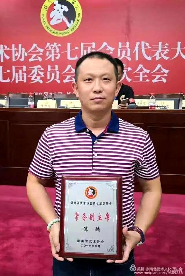 中国改革开放40年湖南武术百杰人物——谭麟
